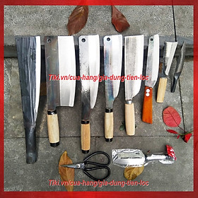 Bộ dao 10 món nhà bếp tông chặt cao cấp