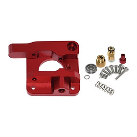 Upgrade Metal Block Red Left MK8 Extruder for Ender 3 CR10 CR10S PRO CR8