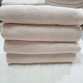 Mua Khăn tắm xuất nhật màu hồng phấn dày kt  70x140 cm