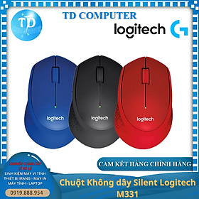 Chuột Không dây Silent Logitech M331 - Hàng chính hãng DGW phân phối