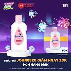 Dầu dưỡng ẩm mát xa Johnson's Baby (200ml)