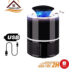 Mua Đèn Bắt Muỗi Thông Minh Hình Trụ Mosquito Killing Dùng Nguồn USB Cao Cấp Công Nghệ Đèn LED Tiện Dụng