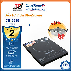 Mua Bếp Từ BlueStone ICB-6619 Công Suất 2000W   Mặt Kính Ceramic   Hàng Chính Hãng