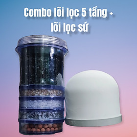 Combo lõi lọc 5 tầng và lõi lọc sứ - Hàng Việt Nam tiêu chuẩn Hàn Quốc