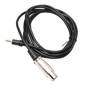 XLR 3 Pin Female To 1/8'' 3.5mm Jack Microphone Audio Cord Cable Adapter 10ft
