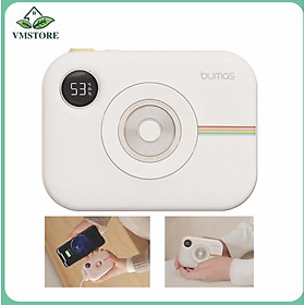 Mua Máy Sưởi Ấm Mini Kiêm Sạc Dự Phòng 10000mAh BUMAS BW02 - 3 Mức Nhiệt Tùy Chọn - Giữ Ấm Lên Đến 15h - Màn Hình Hiển Thị Kỹ Thuật Số  - Hàng Chính Hãng