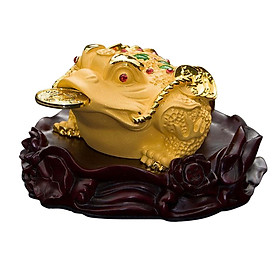 Feng Shui Lucky  Toads Statue Ornament for Car Interior Restaurant