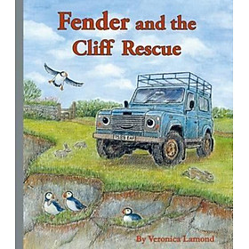 Sách - Fender and the Cliff Rescue: 6th book in the Landy and Friends Series  by Veronica Lamond (UK edition, hardcover)