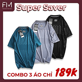 Combo siêu tiết kiệm 3 áo thun thể thao nam, chất thun lạnh co giãn tốt, thoáng mát thoải mái vận động - FORMEN SHOP - FMCB3TY002