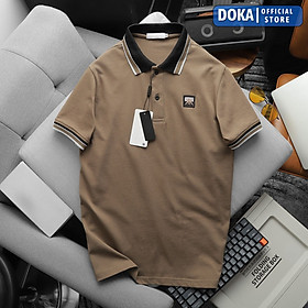 Áo polo nam ngắn tay có cổ DokaFashion regular fit chuẩn hàng xuất, áo phông thun polo nam tay ngắn thêu nổi logo Chữ KK – EZ225