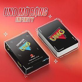 Bộ Board Game Uno Infinity bản mở rộng màu ĐEN giúp rút gắn thời gian 1 ván chơi