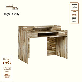 Hình ảnh HAPPY FURNITURE , Gỗ tự nhiên , Bàn làm việc 4 ngăn kéo - GAMZE , BAN_104 , 120cm x 59cm x 89cm