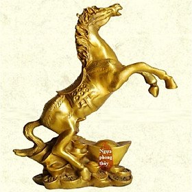 Ngựa Mã dịch,Ngựa Phong thủy đồng(chiêu lộc,may mắn...)2 size 14.5cm,19cm