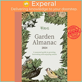 Sách - RHS Garden Almanac 2024 by RHS (UK edition, hardcover)