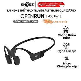 Mua Tai Nghe Bluetooth Thể Thao Truyền Âm Thanh Qua Xương SHOKZ OPEN RUN S803 Màu Đen - Hàng chính hãng