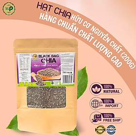 Hạt Chia Úc TLP.100% Organic Ăn Kiêng Giảm Cân Hạt Chuẩn Sạch Đều Đẹp (Gói 200g)