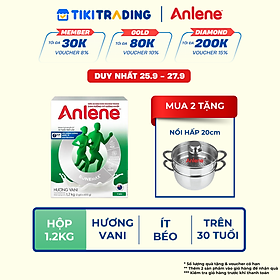 Sữa Bột Anlene Hương Vanilla (Hộp Giấy 1,2kg)