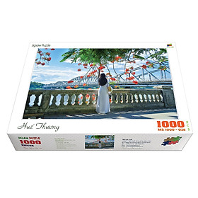 Hình ảnh Bộ tranh xếp hình jigsaw puzzle cao cấp 1000 mảnh ghép – Huế Thương