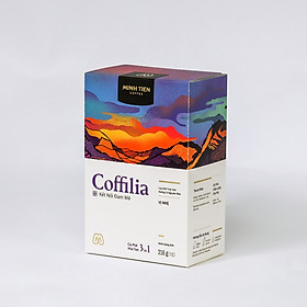 Cà phê hòa tan 3in1 - Sạch nguyên bản - Coffilia - Kết nối đam mê (12 gói)
