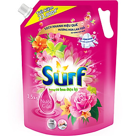 Surf Nước Giặt Hương Cỏ Hoa Diệu Kỳ Túi (3.5kg)