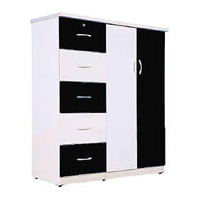 Mua Tủ nhựa Trẻ Em / Người Lớn Ngọc Diệp 2 cánh 5 hộc cao 1m25 - TE2C5N125 ( 108cm x 45cm x 125cm ) - chất liệu nhựa Đài Loan 2 lớp cao cấp - KHÔNG CONG VÊNH - KHÔNG MỐI MỌT - KHÔNG ẨM MỐC AN TOÀN KHI SỬ DỤNG
