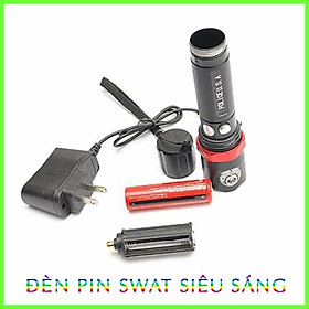 Mua Đèn Pin Swat Siêu Sáng Kèm Pin Và Sạc