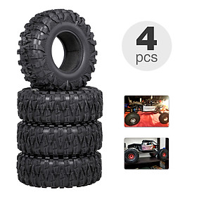 4PCS 2.2IN Crawler RC Tires Ultra Soft Rock Crawler Tires for 1/10 rc Rock Crawler Traxxas Trx4 TRX-6 Axial Scx10 90046