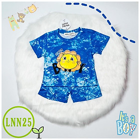 Bộ Cộc Tay Loang Cho Bé LNN25 Đồ Bộ Thun Lạnh Cao Cấp Mềm Mịn Thoáng Mát Hàng Loại 1 MINKY MOM Dễ Chịu, Thoải Mái Cho Bé