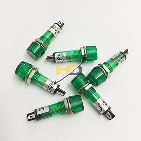 Mua Combo 5 Con Led Đèn Báo Xanh Lá 10mm Tín Hiệu Đèn AC 220V
