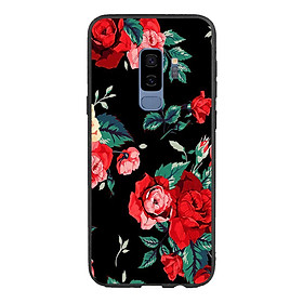 Ốp Lưng Viền TPU Cho Điện Thoại Samsung Galaxy S9 Plus - Rose 01