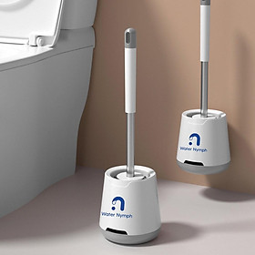 Mua Cọ bồn cầu  nhà vệ sinh  toilet silicone  chống xước men bồn cầu Waternymph có thể dán tường