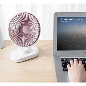 Mua Quạt tích điện để bàn dùng pin dùng 12h Xoay tự động dùng cho trẻ em  sinh viên gia đình
