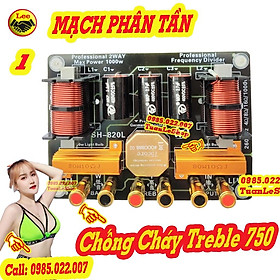 MẠCH PHÂN TẦN CHỐNG CHÁY TREBLE 750 - 1 BASS + 1 TREP  SH-820L GIÁ 01 MẠCH - PHÂN TẦN CÓ BẢO VỆ TREBLE