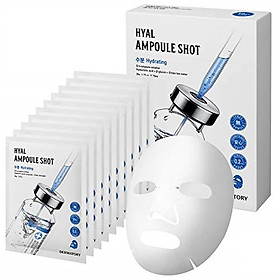 BỘ 10 MẶT NẠ GIẤY DERMATORY AMPOULE SHOT MASK 35G