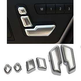 Chrome Door Seat Adjust Buttons Switch For Mercedes-Benz E Class W212 218 CLS