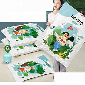 Mua Combo 09 Túi hút chân không đựng chăn  quần áo  ga gối hình dễ thương