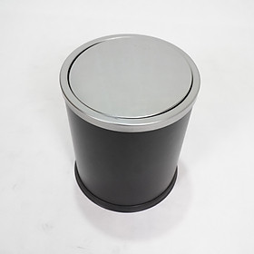 Mua Thùng rác inox nắp lật  Mã GPX-205  Dung tích 12L  thân thép sơn tĩnh điện hoặc inox và nắp bập bênh