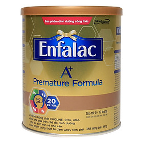Sữa Enfalac A+ Premature Formula 400g cho trẻ sinh non, nhẹ cân