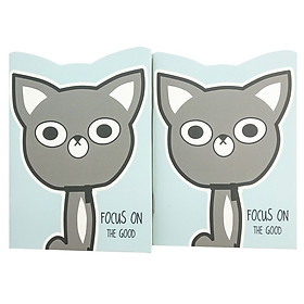 Bộ 2 Sổ Moshi 488 - Mẫu 2 - Hình Mèo