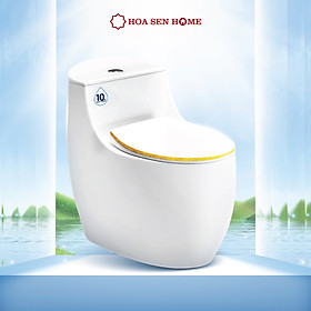 Mua Bồn cầu trứng một khối TUSLO PRO COCT010 xả xoáy lỗ đôi mạnh mẽ  xả sạch chất thải vượt trội - Hoa Sen Home - Hàng chính hãng