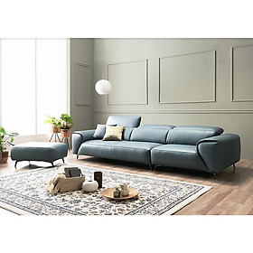 Mua Sofa da phòng khách 2.6m  màu xanh - Nội thất My House