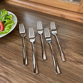 Mua Bộ 6 Dĩa (Nĩa) Miura Daily inox 18/0 sang trọng  chống trơn trượt