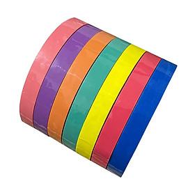 7x Creative Sticky Ball Rolling Tapes Toys Crafts Candy Color