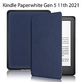 Bao Da Cover Cho Máy Đọc Sách Kindle Paperwhite Gen 5 11th 2021 Nhựa Xước Smart Cover