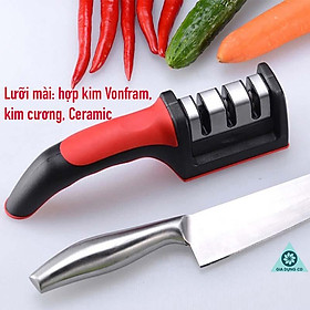 Mua Dụng Cụ Mài Dao Kéo 3 Cấp Độ Cầm Tay  Mài Dao Nhanh Tiện Lợi ( MÀI DAO CẦM TAY )