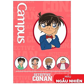 Vở Conan Detective Kids - B5 Kẻ Ngang Có Chấm 80 Trang ĐL 70g/m2 - Campus NB-BCDK80 (Mẫu Màu Giao Ngẫu Nhiên)