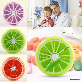 Hộp Chia Thuoc 7 Ngày Hình Quả Cam