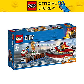 Bộ lắp ráp Cứu Hỏa Bến Tàu - LEGO City 60213 97 Chi Tiết
