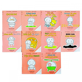 Combo Momo - Chú Bé Quả Đào (Bộ 10 Quyển) - Tái Bản Tặng cuốn truyện song ngữ bìa mềm chú bé bánh gừng