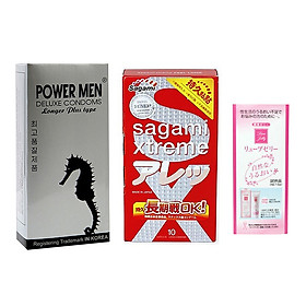 Combo 2 Hộp Bao Cao Su Chống Xuất Tinh Sớm Tốt Nhất Power Men Longer Plus